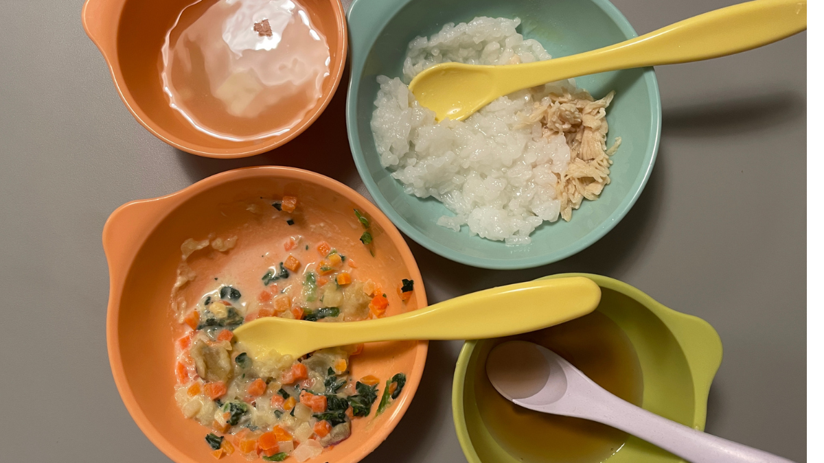 中期ごろの食卓の様子